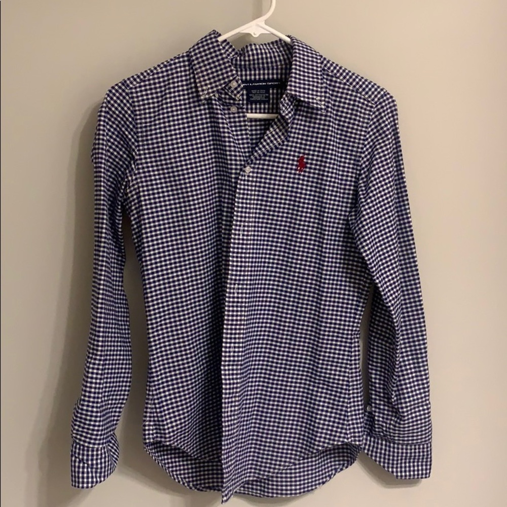 Blue & White Ralph Lauren Button Down